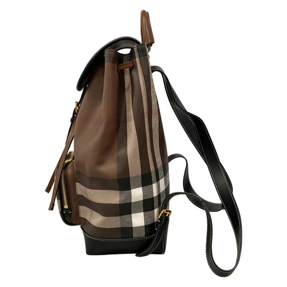 Burberry Backpack Dark Brown Black White main image 13